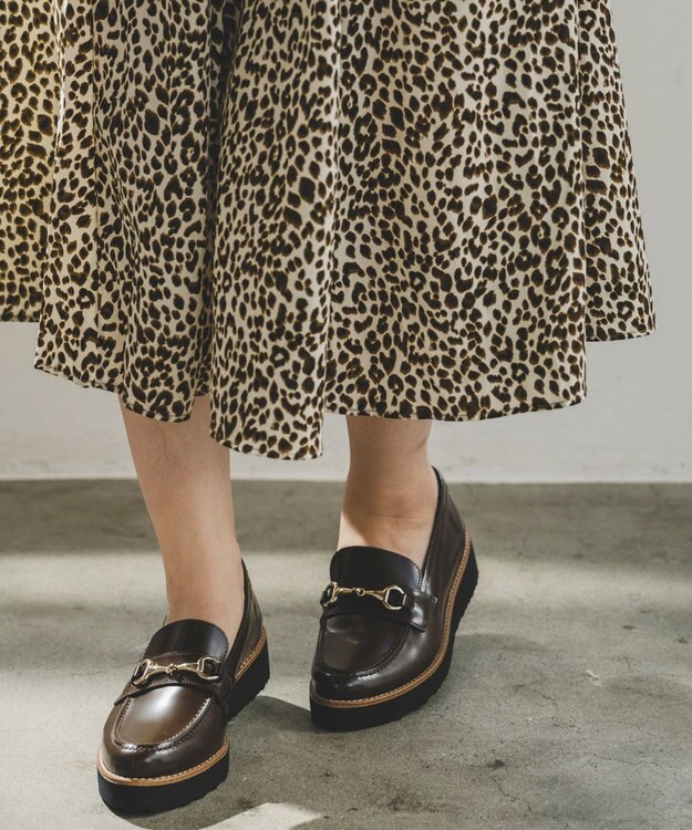 BONTRE 【BONTRE/ボントレ】厚底ビットローファー ダークブラウン