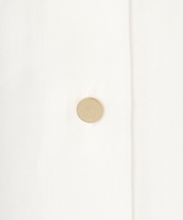 BEIGE， PAULINE / リネンヴィスコースオーバーサイズロングシャツ White