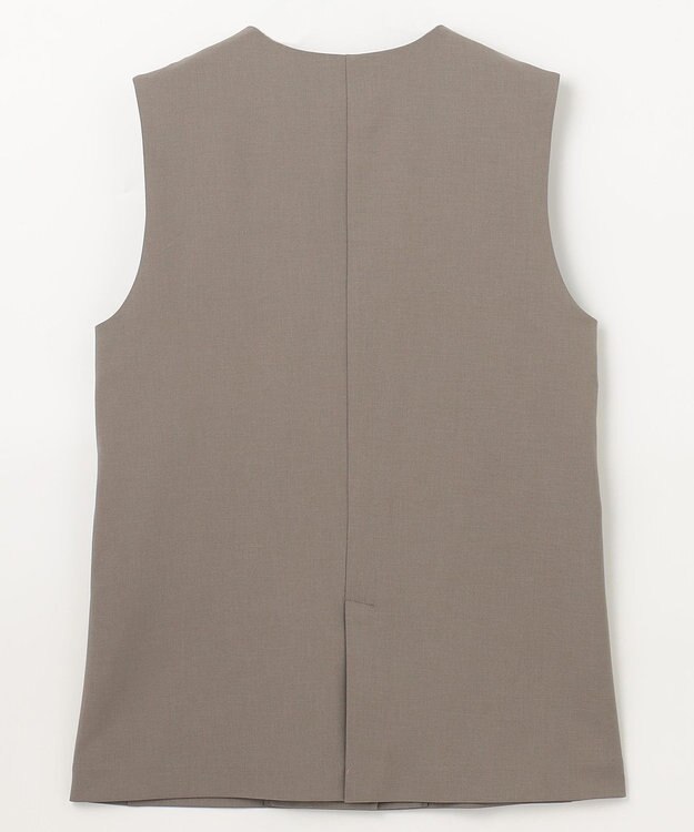 ANY 【セットアップ可能/ストレッチ】イージーケアジレ モカ