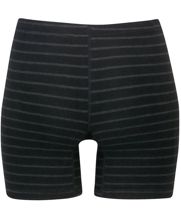 Wing あったかオーバーパンツ 薄手 やわらかく肌ざわりのよい素材 やさしい肌あたり 1分丈 秋 冬 ER0684 ウイング／ワコール ブラック