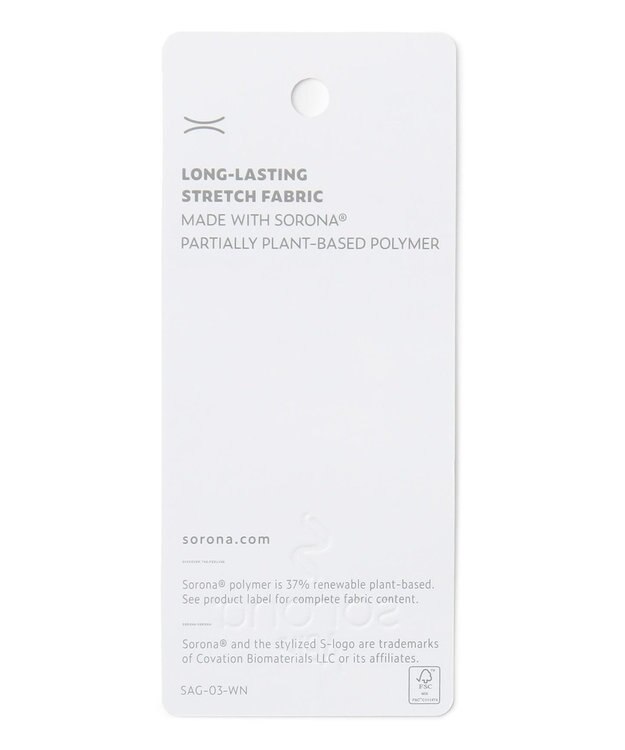 ANY L 【吸水速乾/UVケア】ミニサッカーコンビ袖ボリュームカットソー ネイビー