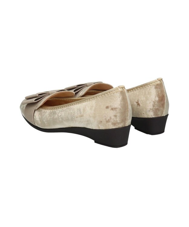 Bridget Birkin ＜3E＞【Bridget Birkin Walk】スクエアオペラコンフォートシューズ ベージュ雑材