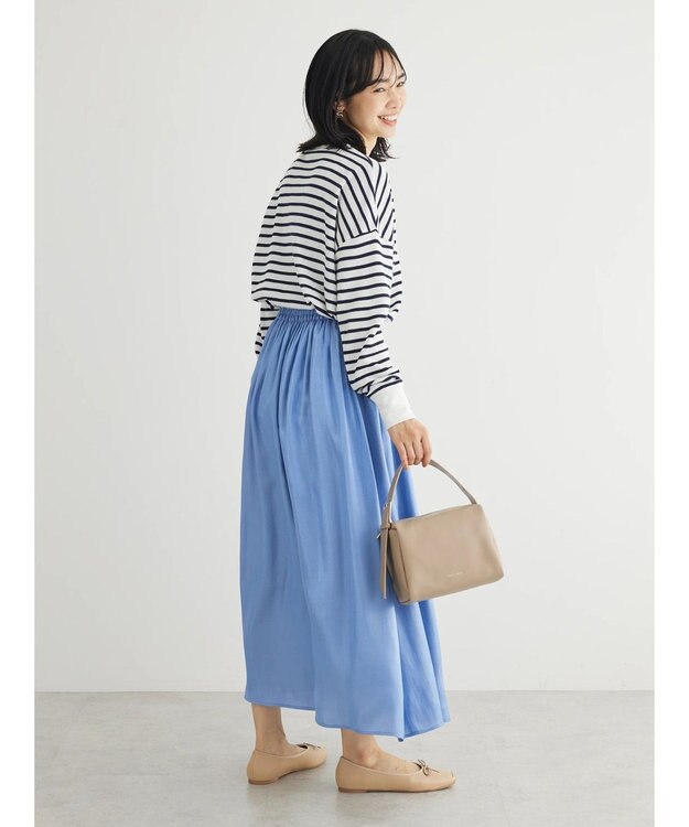 Green Parks ２ｗａｙ　リバーシブルシャイニーチュールスカート Blue