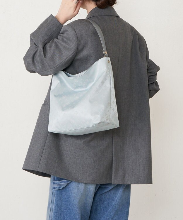 russet  ナイロンジャガード2WAYショルダーバッグ(CE-1693) AshBlue