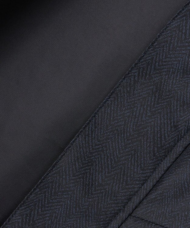 GOTAIRIKU 【仕事で着用可】ラスタードビー フーデッドブルゾン_地柄(24/25年モデル) ネイビー×ヘリンボーン柄(25年新色)