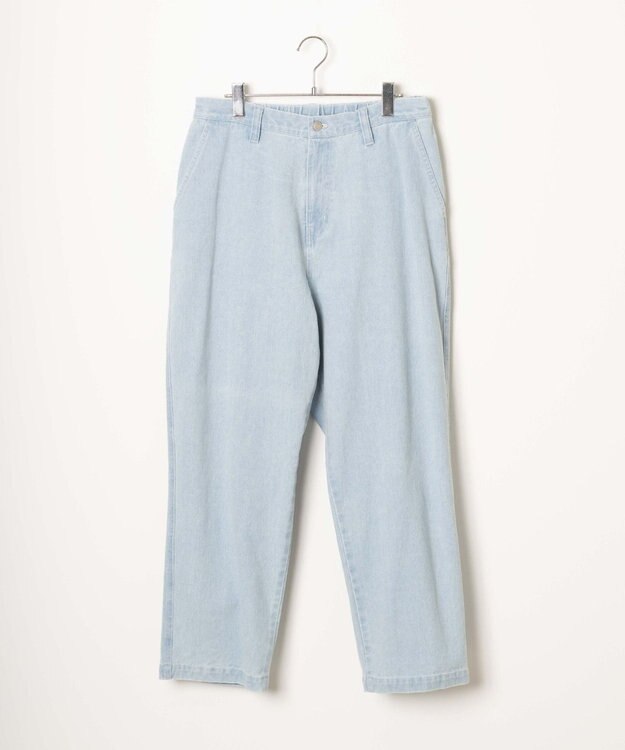 WEGO 【ユニセックス着用ITEM/手洗い可】バギーパンツ デニム淡色