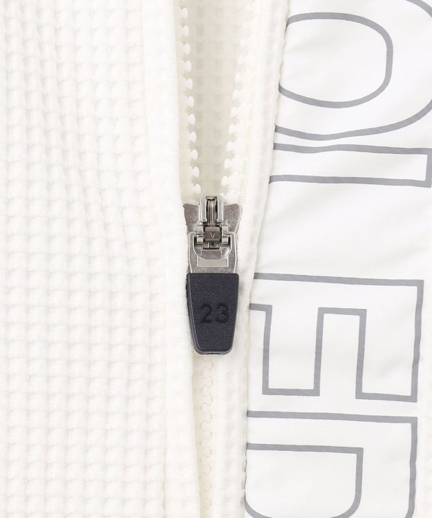 23区GOLF 【MEN】【UVケア】ワッフル パーカー ホワイト系