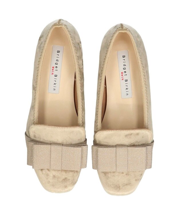 Bridget Birkin ＜3E＞【Bridget Birkin Walk】スクエアオペラコンフォートシューズ ベージュ雑材