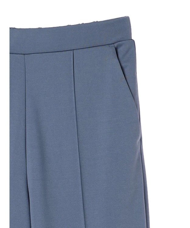 Green Parks らくスレストレートパンツ Grayish Blue