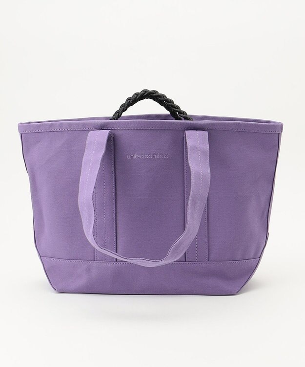 united bamboo ベーシックキャンバストート(大サイズ) パープル系