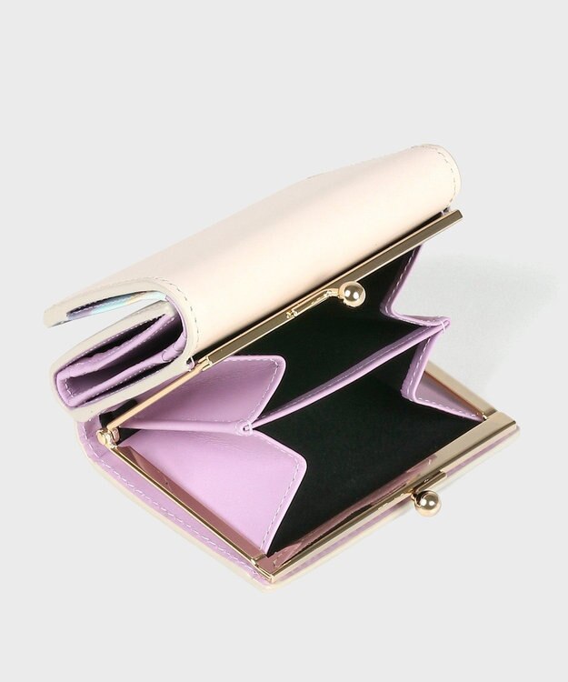 Paul Smith スプレースワールトリム がま口財布 アイボリー