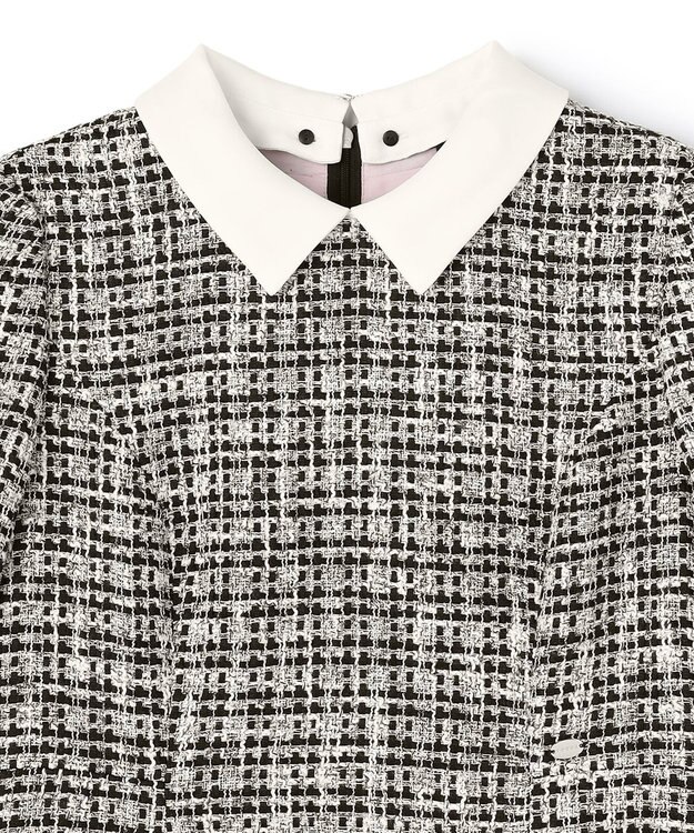 TOCCA 【洗える・消臭】 TWEED BLOSSOM ドレス ブラック系5