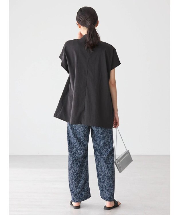 AMERICAN HOLIC 接触冷感Ｗボタンジレ Black