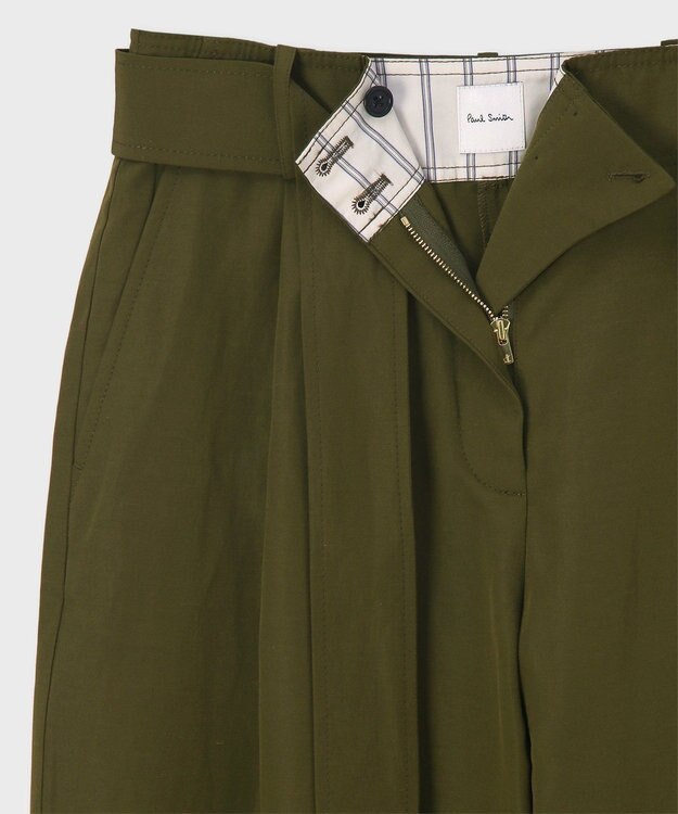 Paul Smith リネンミックス トラウザーズ カーキ