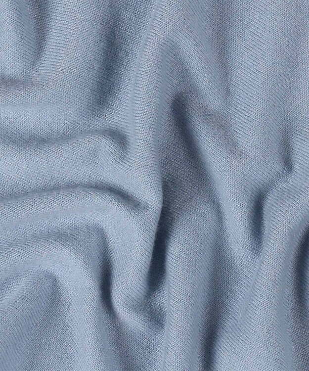 Paul Smith ブランケットステッチ トライアングル スカーフ ブルー