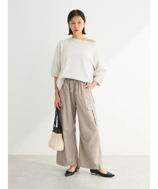 Green Parks ドロストカーゴパンツ Beige