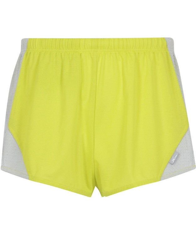 CW-X 【UNISEX】 CW-X ランニングボトムス メッシュ素材 風通りがよい スポーツウェア 2分丈 ユニセックス DHR362 /ワコール イエロー