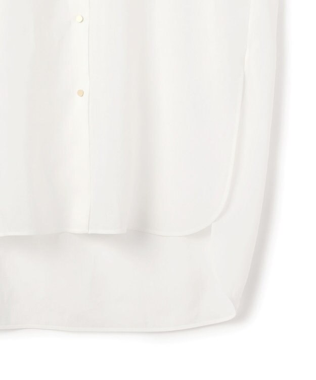 BEIGE， PAULINE / リネンヴィスコースオーバーサイズロングシャツ White