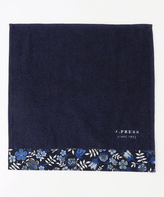 J.PRESS LADIES LIBERTY タオル ハンカチ ネイビー系