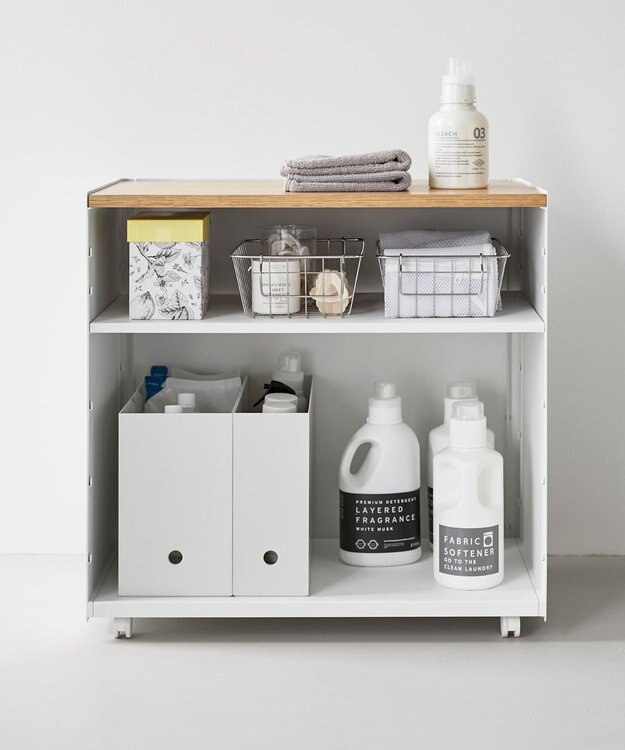 tower 隠せるテレワークワゴン タワー ホワイト ホワイト