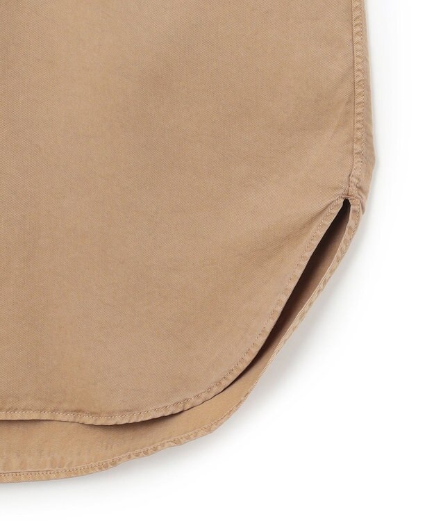 23区 L 【SLOW/一部店舗限定】ガーメントツイル 2WAY シャツ ベージュ系