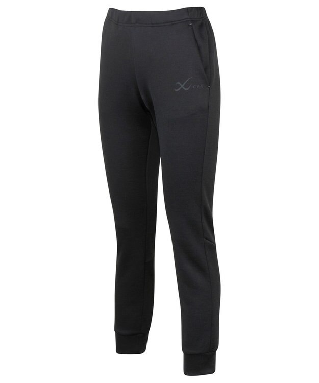 CW-X 【WOMEN】 CW-X 9分丈 【レディース】アウターボトムス ニット素材 トップス（DWR589）とペア スウエット DHY249 /ワコール ブラック