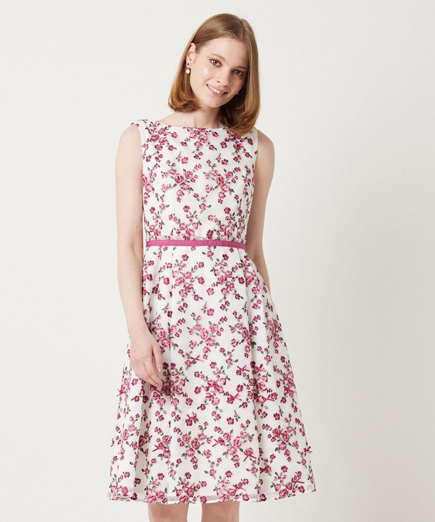 TOCCA 【キャンセル分販売！・洗える】CAROUSEL ROSE ドレス オフ系7