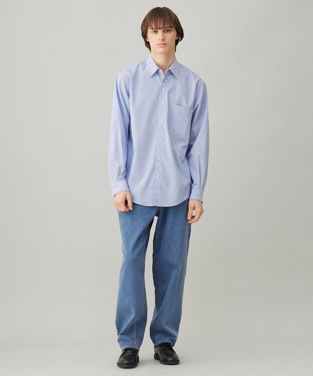 UNFILO MENS 【OCEANS YouTube 掲載】【UNFILO DENIM】 ワイドテーパード ブルー