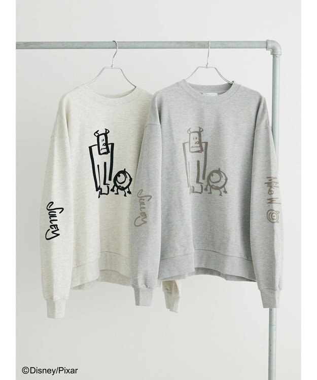 Green Parks モンスターズ・インク／裏毛プルオーバーII Oatmeal