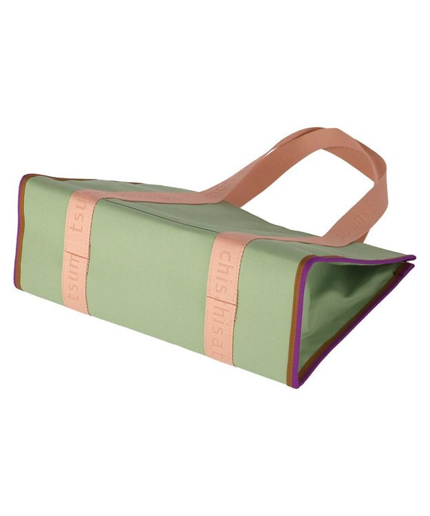 tsumori chisato CARRY キラネコ ハンドバッグ 手提げ グリーン