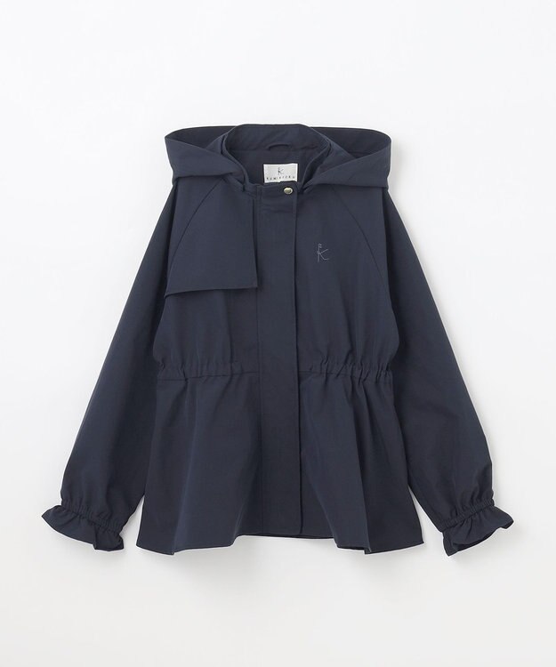 組曲 KIDS 【150-170cm】【撥水】ケープド マウンテンパーカー ネイビー系