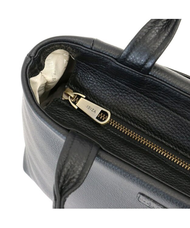 IBIZA 牛革　ハンドバッグ 黒