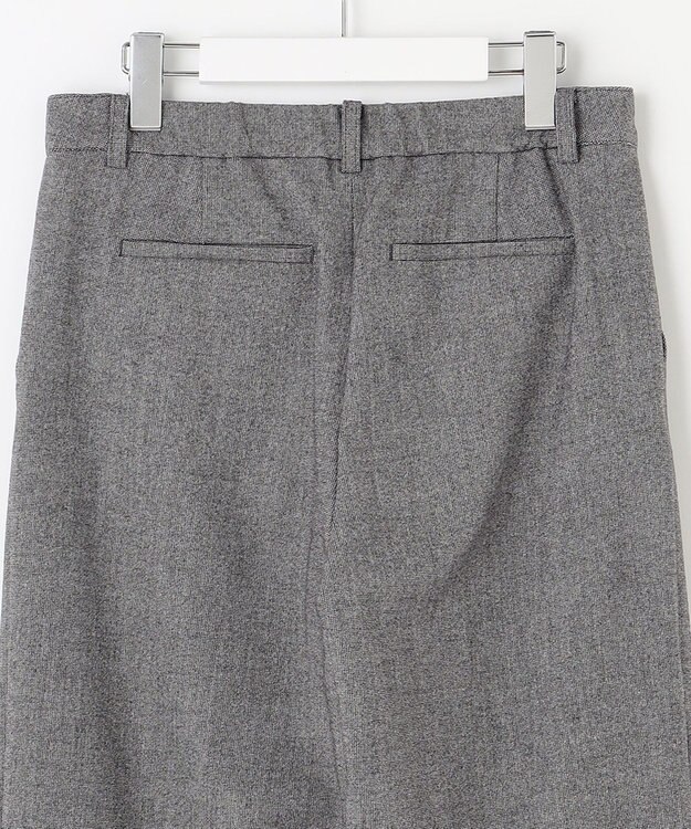 J.PRESS LADIES 【洗える】チェルビック セミワイド パンツ グレー系