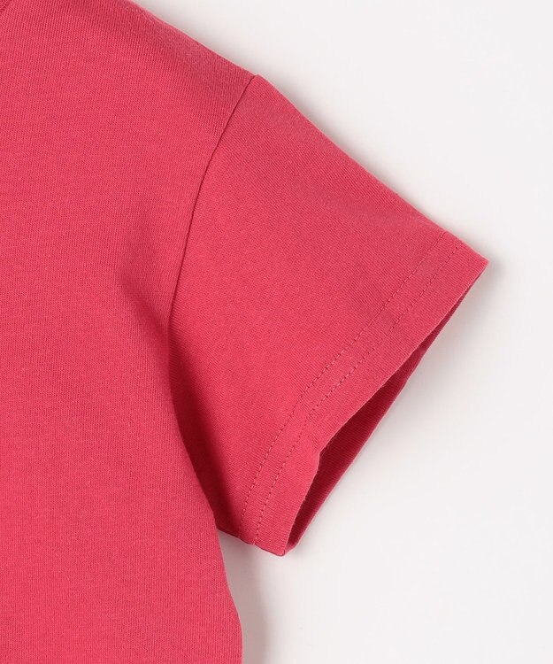 ANY KIDS 【一部店舗/WEB限定】【綿100%】プリント 半袖Tシャツ レッド×ロゴ