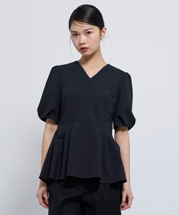 TOCCA BUNNY PUFF ブラウス ブラック系