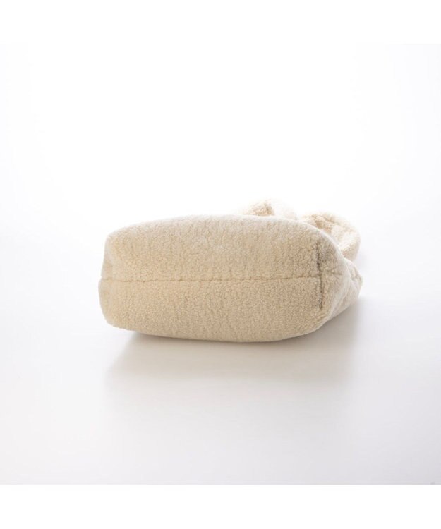 UNBILLION カシュカシュ cachecache / 目玉ポーチ付ファートート アイボリー