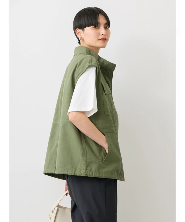 AMERICAN HOLIC ミリタリーアウトポケットベスト Khaki