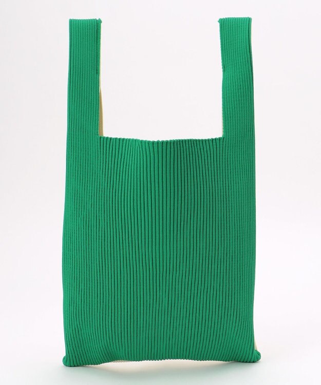 ICB ニットマルシェバッグ グリーン系