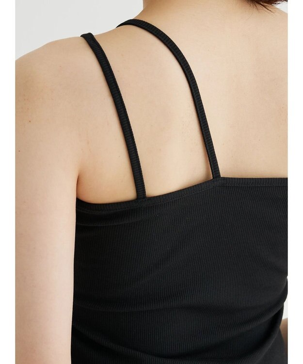 Green Parks ・Ｐｅｔｉｔ　Ｆｌｅｕｒ　カップツキレイヤードキャミ Black