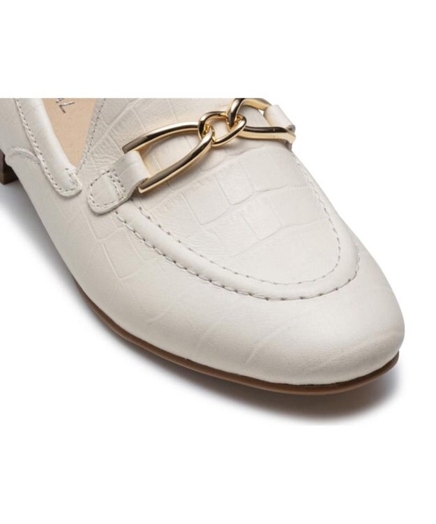 REGAL FOOT COMMUNITY 【リーガルレディース】F64R ビットローファー カジュアルシューズ アイボリー型押