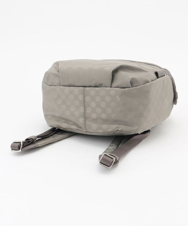 Y'SACCS Polka Dots　パイピングポケットコンパクトリュック グレージュ