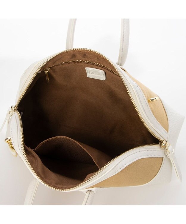 UNBILLION kakatoo 横長3wayミニボストン アイボリー