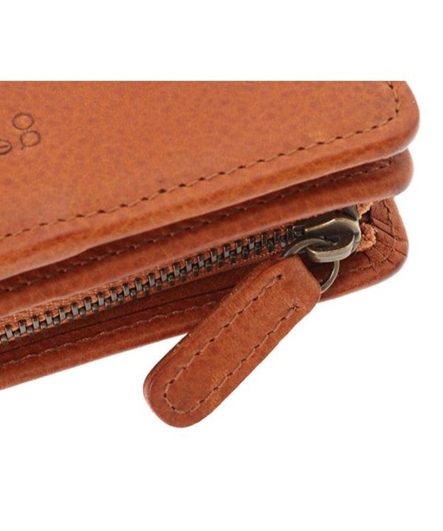 genten トスカ 二つ折り財布 チャ