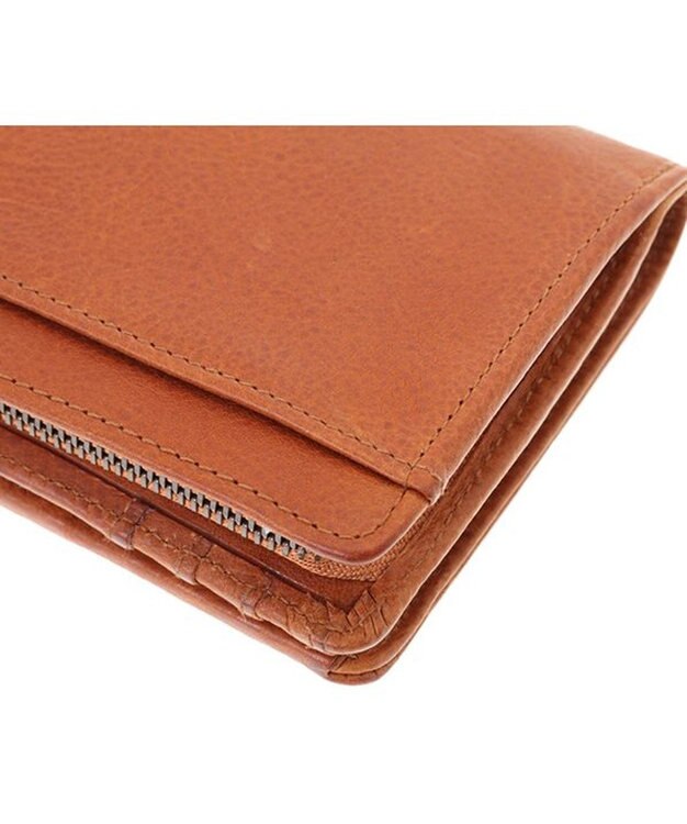 genten トスカ 二つ折り財布 チャ