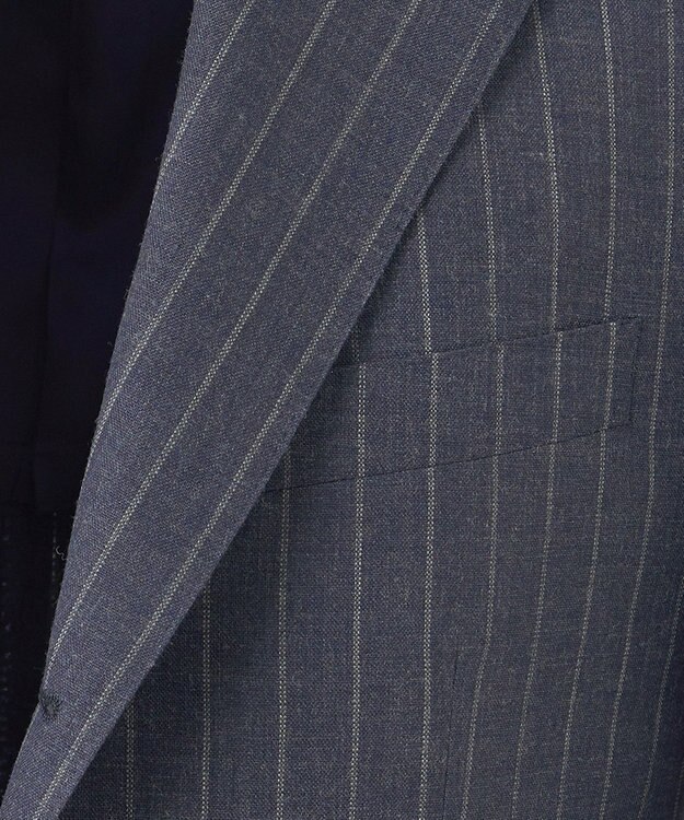 J.PRESS MEN 【WILLIAM HALSTEAD】サヴィルローヤーン カウントストライプ スーツ ダルブルー系2