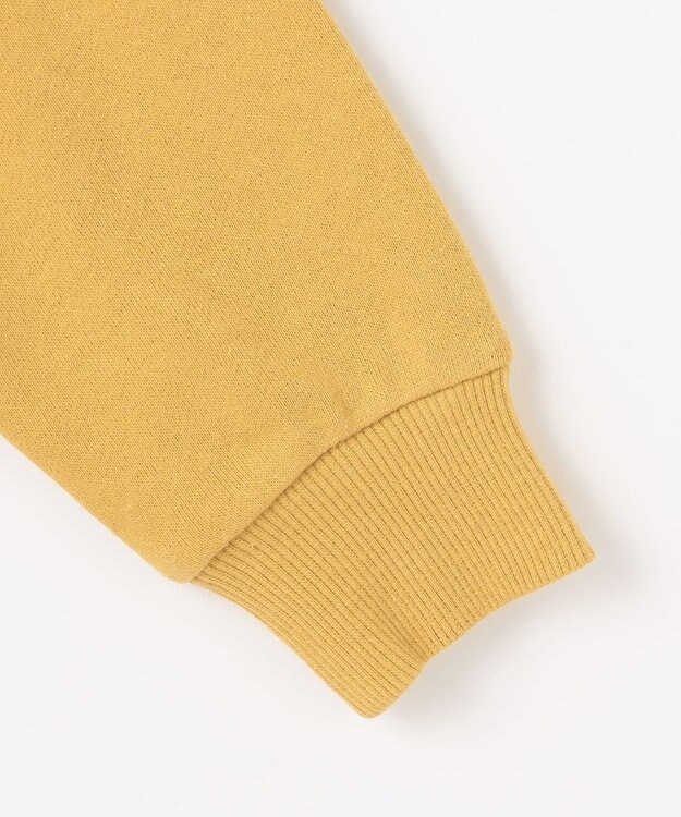 ANY KIDS 恐竜プリント 裏毛トレーナー マスタード