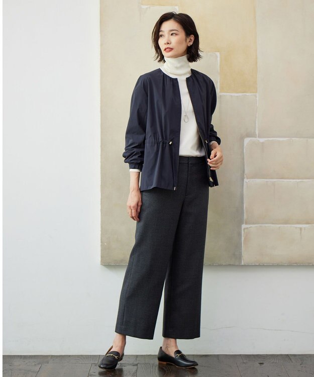 J.PRESS LADIES 【洗える】PRINCE タートルネック ニット ホワイト系