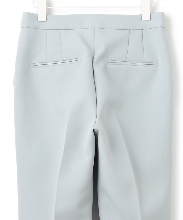 ICB 【洗える】エステルトリプルクロス スティックパンツ フォグブルー系