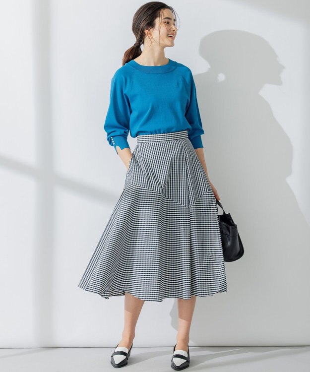 組曲 【22.5cm~24.5cm】バイカラーコンビローファー ブラック系