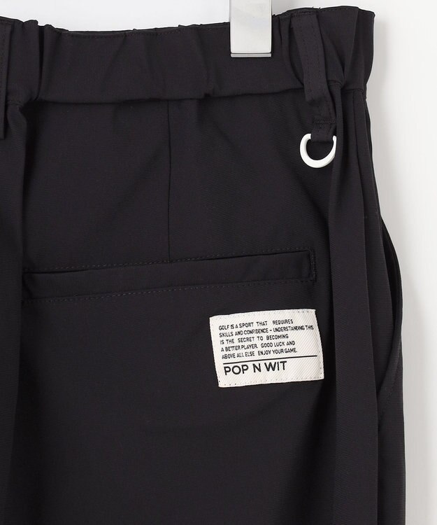 PW CIRCULUS 【機能性素材 TM ICE 使用】パンチング パンツ ブラック系